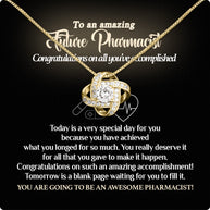 Graduation Day Personalized Message Card Necklace