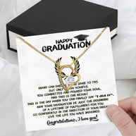 Graduation Day Personalized Message Card Necklace