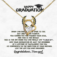 Graduation Day Personalized Message Card Necklace