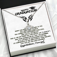 Graduation Day Personalized Message Card Necklace