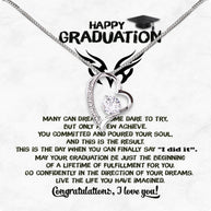 Graduation Day Personalized Message Card Necklace