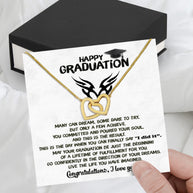 Graduation Day Personalized Message Card Necklace