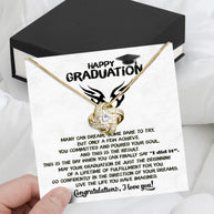 Graduation Day Personalized Message Card Necklace