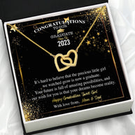 Graduation Day Personalized Message Card Necklace