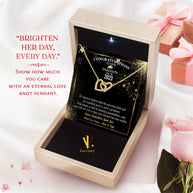 Graduation Day Personalized Message Card Necklace
