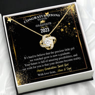Graduation Day Personalized Message Card Necklace