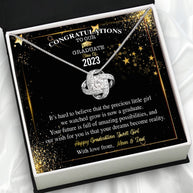 Graduation Day Personalized Message Card Necklace