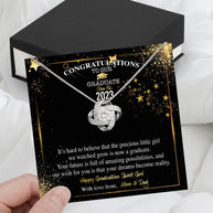 Graduation Day Personalized Message Card Necklace