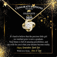 Graduation Day Personalized Message Card Necklace
