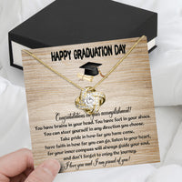 Thumbnail for Graduation Day Personalized Message Card Necklace