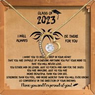 Graduation Day Personalized Message Card Necklace