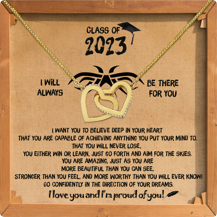Graduation Day Personalized Message Card Necklace