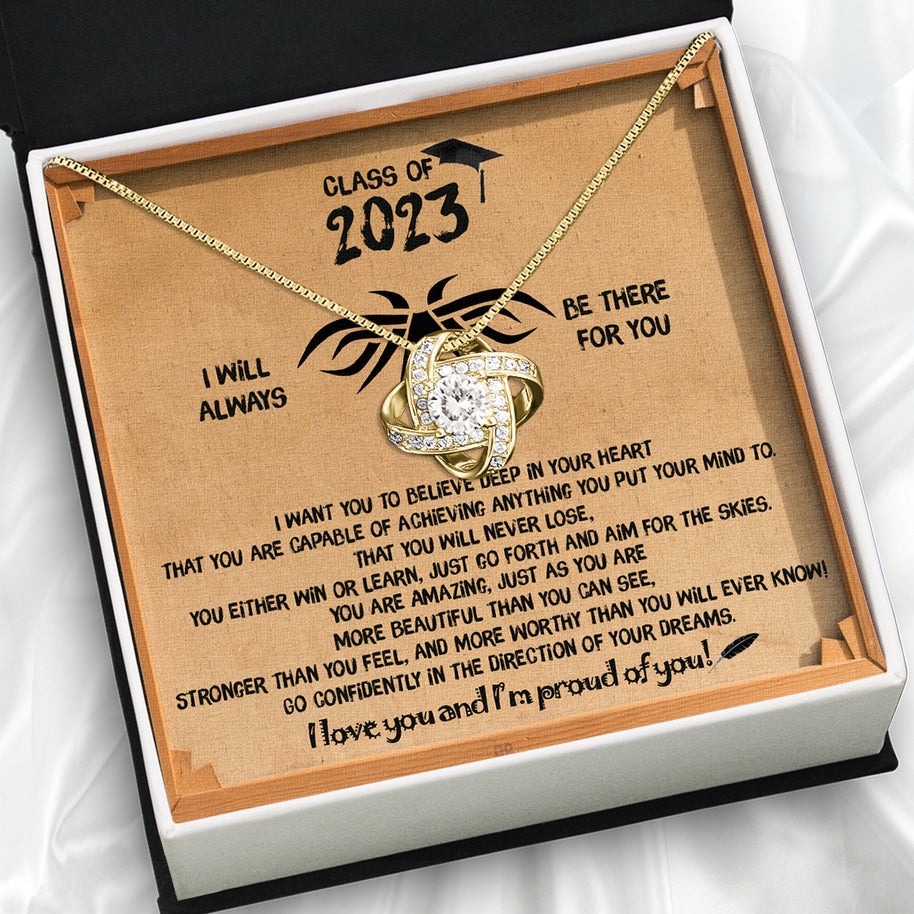 Graduation Day Personalized Message Card Necklace