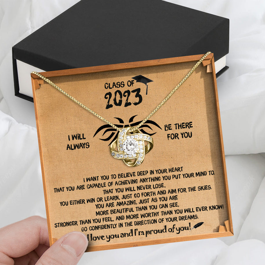 Graduation Day Personalized Message Card Necklace