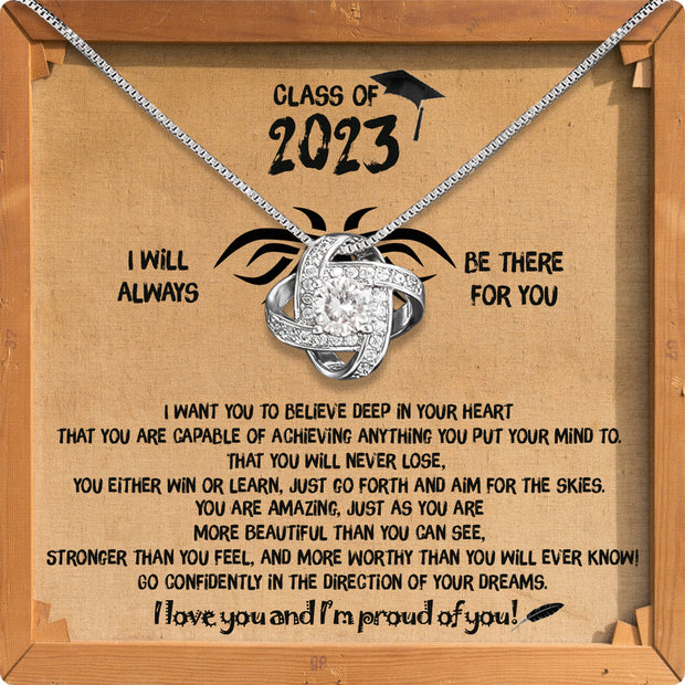 Graduation Day Personalized Message Card Necklace