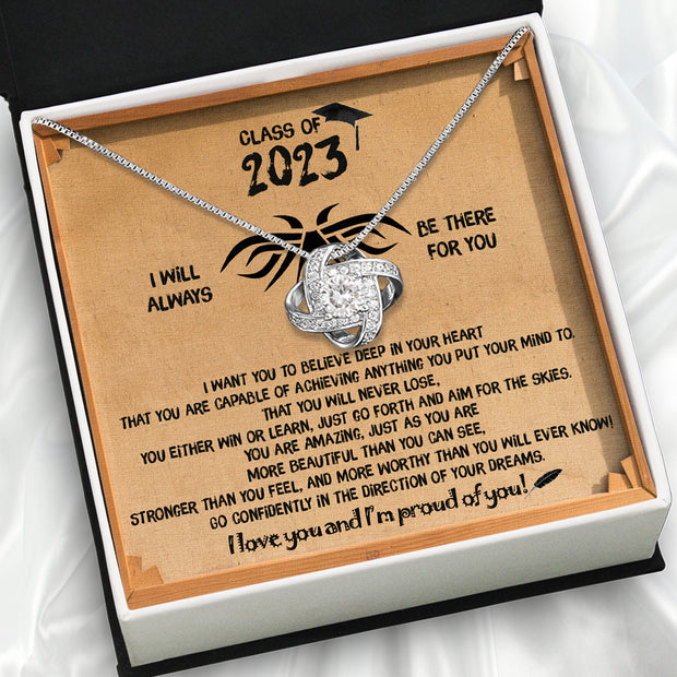 Graduation Day Personalized Message Card Necklace