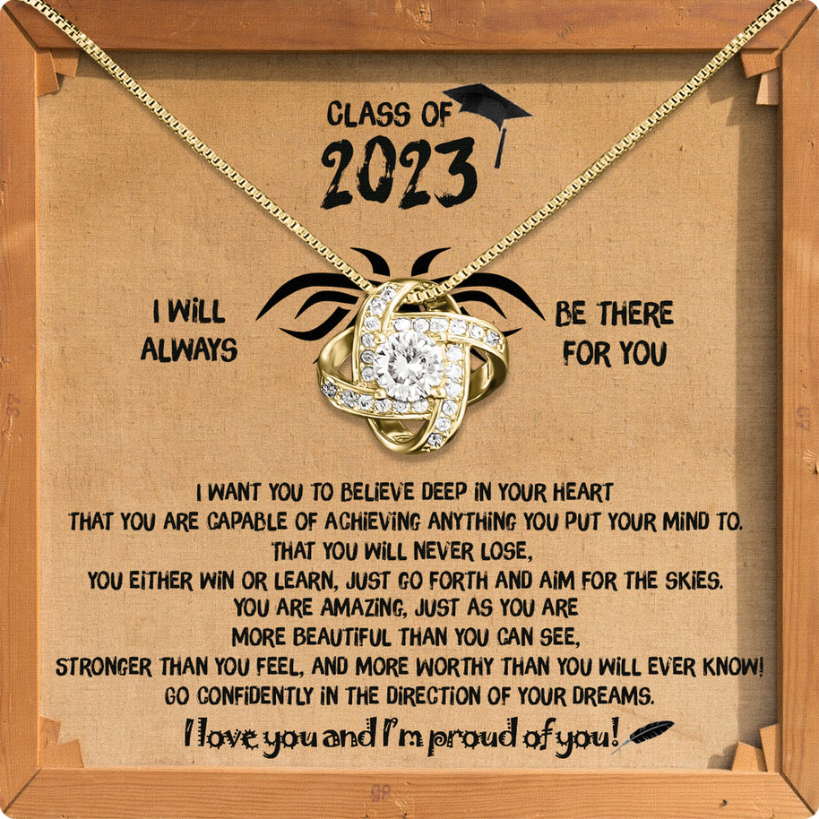 Graduation Day Personalized Message Card Necklace