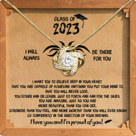 Graduation Day Personalized Message Card Necklace