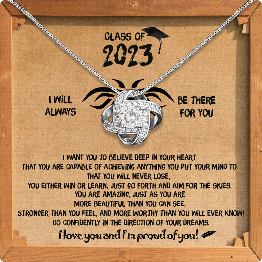 Graduation Day Personalized Message Card Necklace