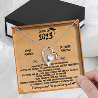Graduation Day Personalized Message Card Necklace