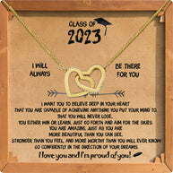 Graduation Day Personalized Message Card Necklace