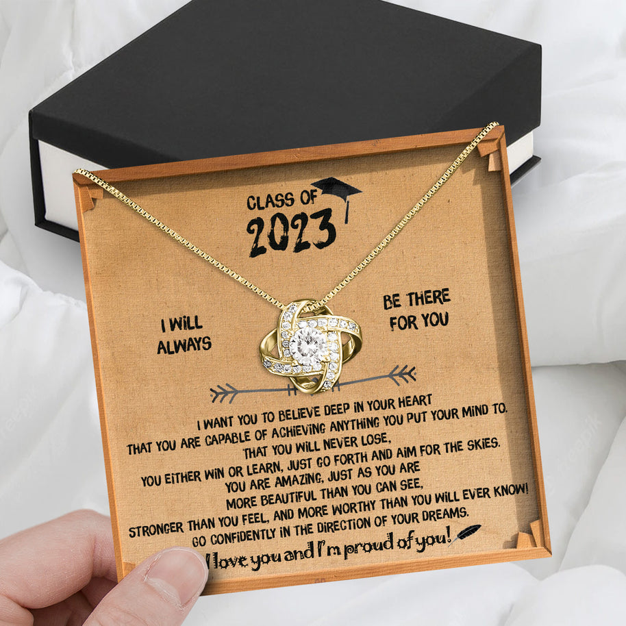 Graduation Day Personalized Message Card Necklace