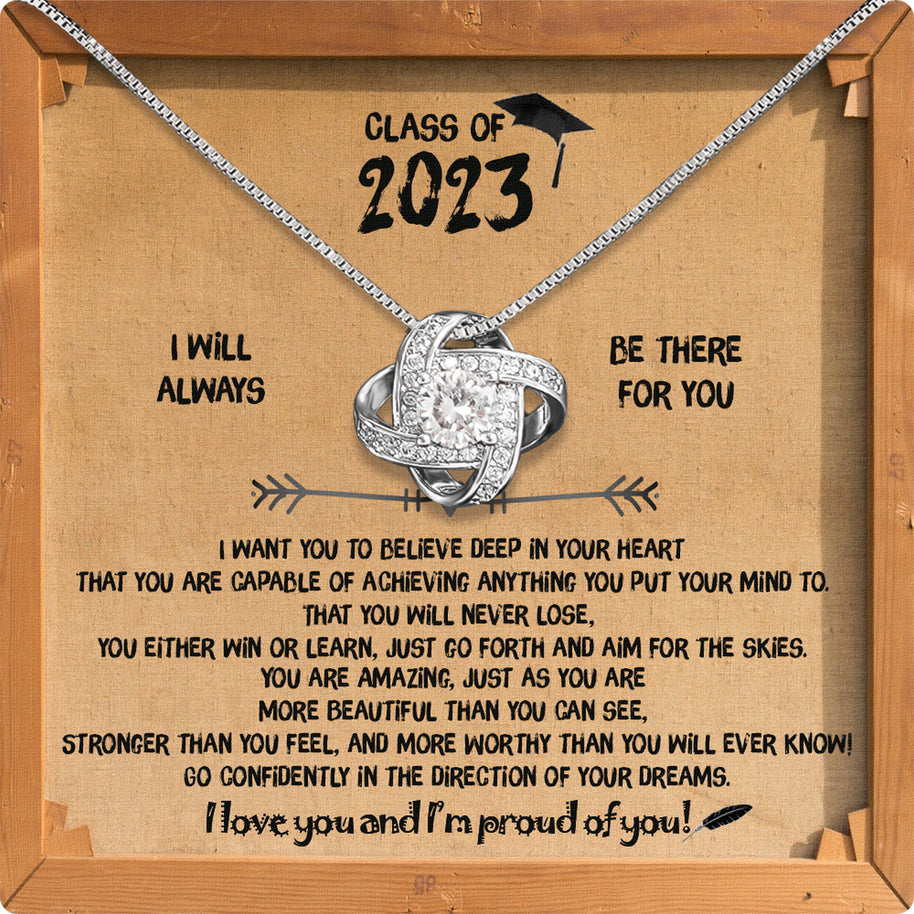Graduation Day Personalized Message Card Necklace