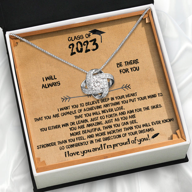 Graduation Day Personalized Message Card Necklace