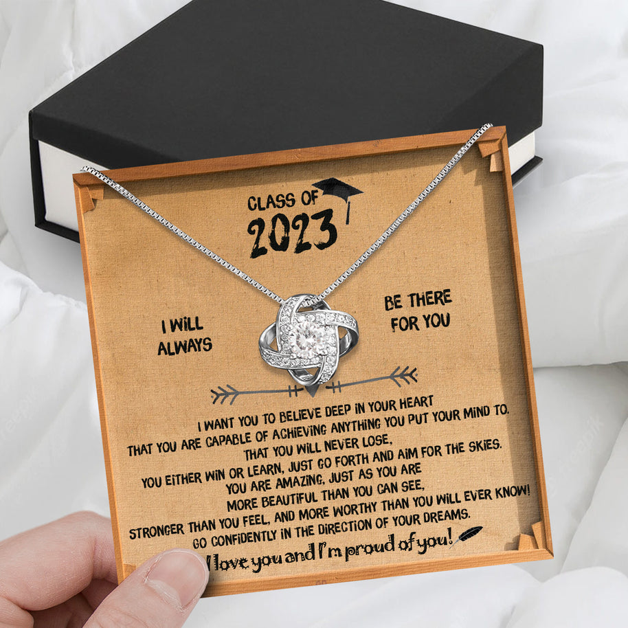 Graduation Day Personalized Message Card Necklace