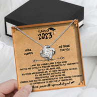 Graduation Day Personalized Message Card Necklace