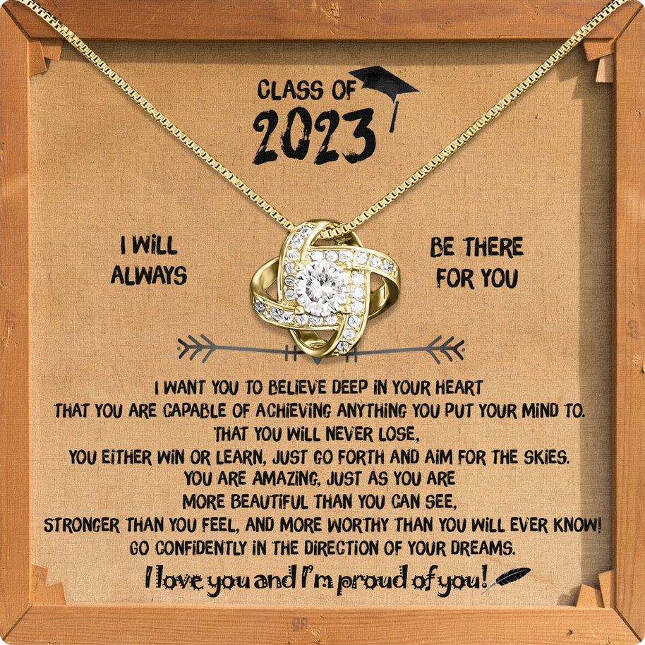 Graduation Day Personalized Message Card Necklace
