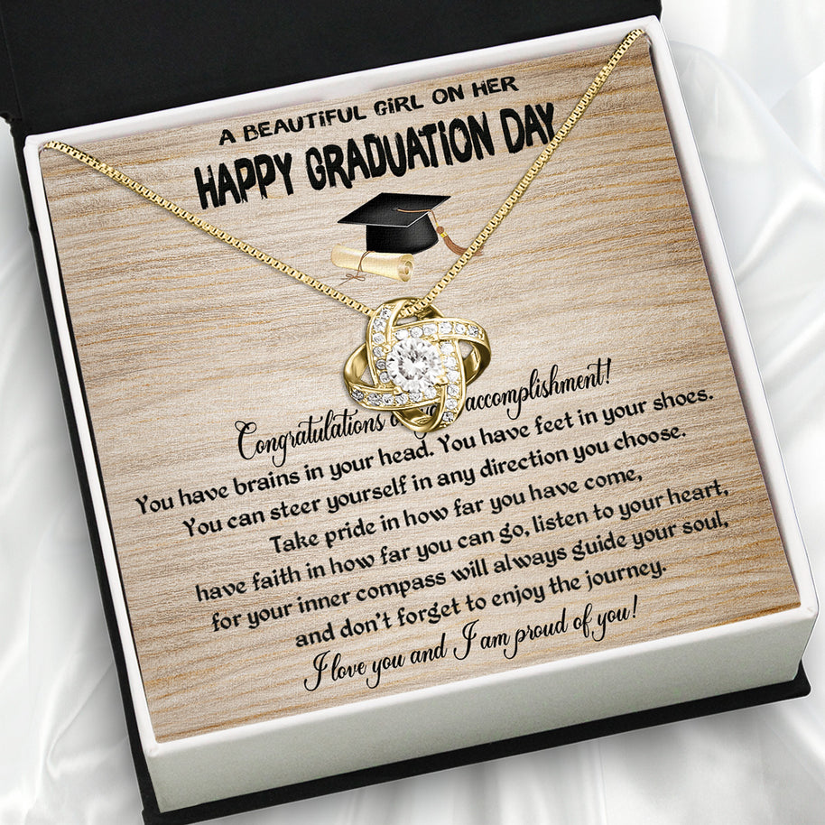 Graduation Day Personalized Message Card Necklace