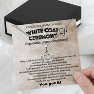 Graduation Day Personalized Message Card Necklace