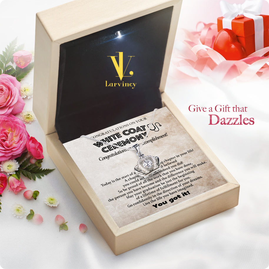Graduation Day Personalized Message Card Necklace