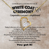 Graduation Day Personalized Message Card Necklace