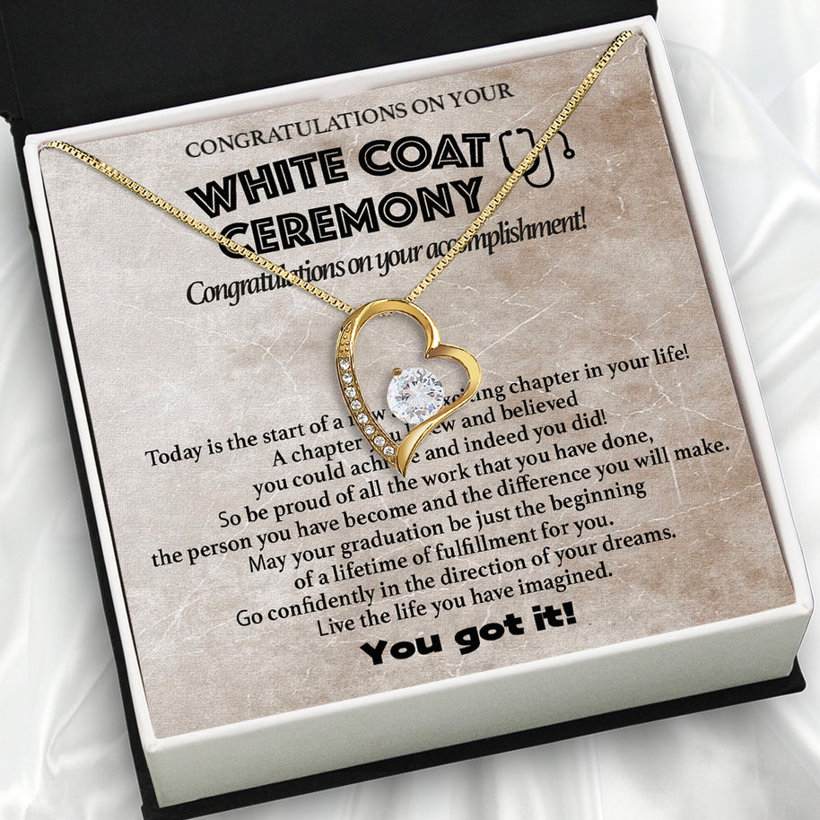 Graduation Day Personalized Message Card Necklace