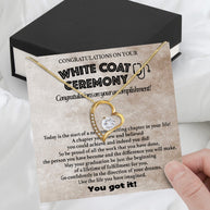 Graduation Day Personalized Message Card Necklace