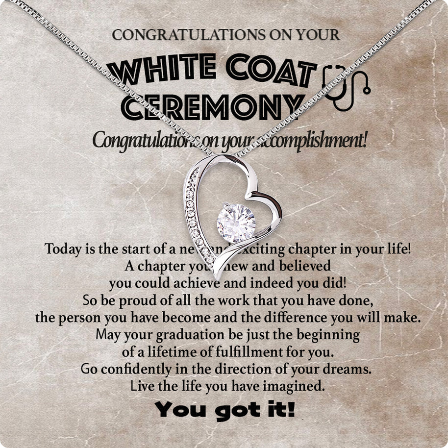 Graduation Day Personalized Message Card Necklace