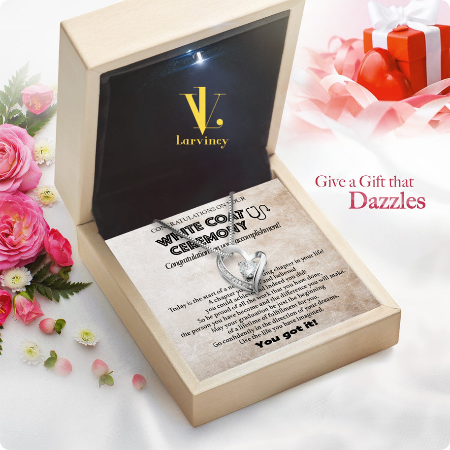 Graduation Day Personalized Message Card Necklace