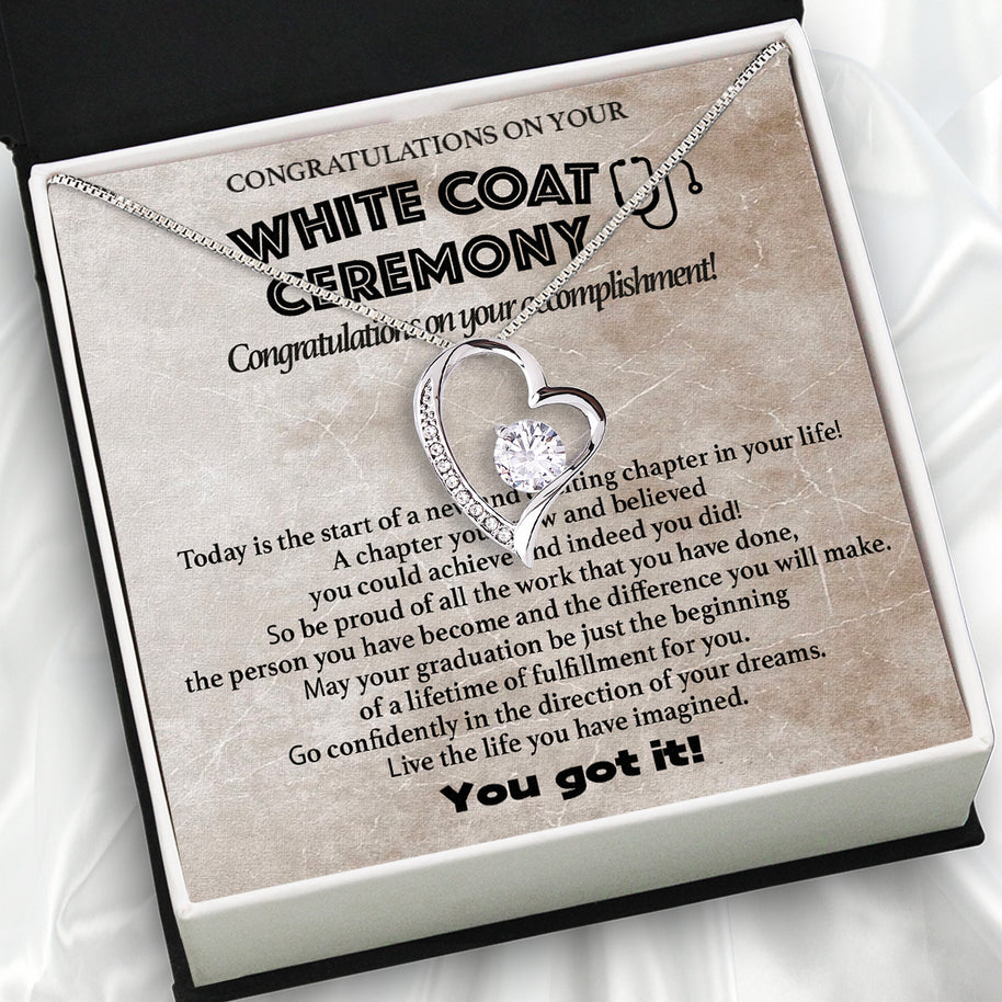 Graduation Day Personalized Message Card Necklace