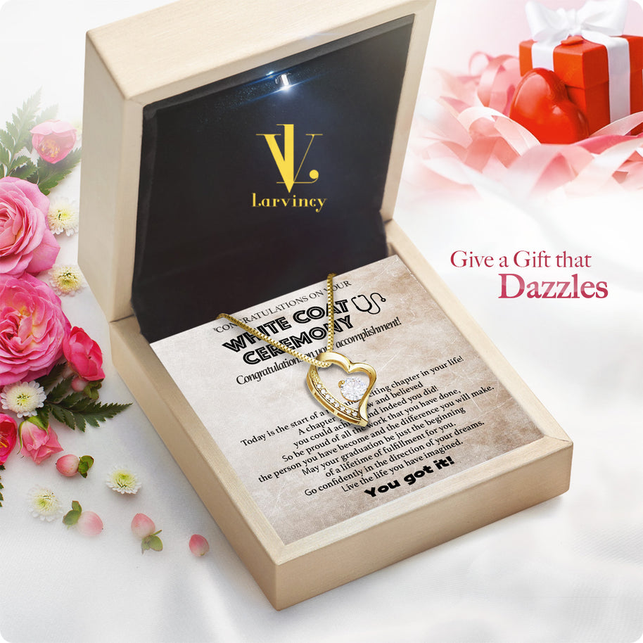 Graduation Day Personalized Message Card Necklace