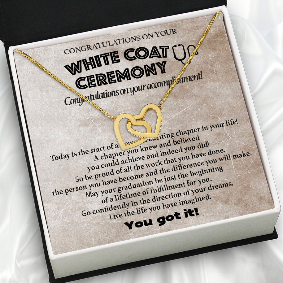 Graduation Day Personalized Message Card Necklace