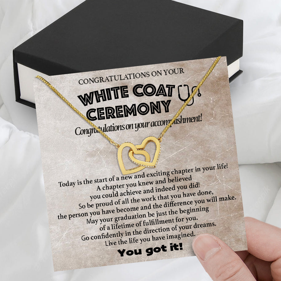 Graduation Day Personalized Message Card Necklace
