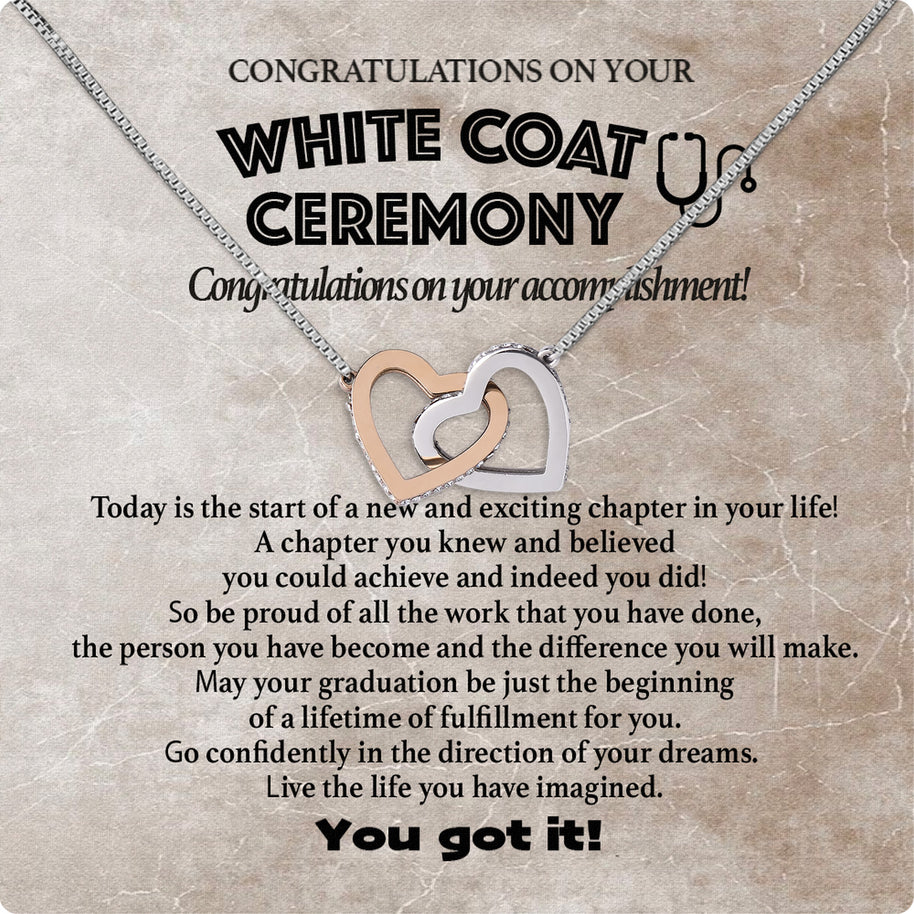 Graduation Day Personalized Message Card Necklace