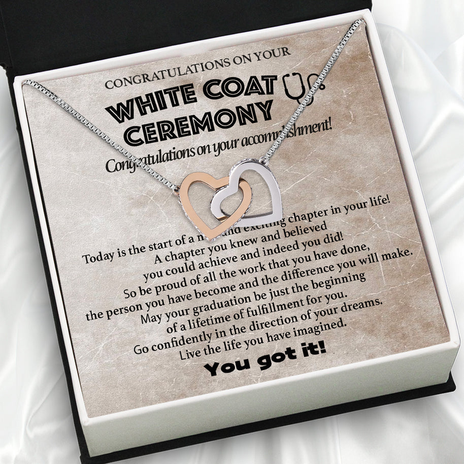 Graduation Day Personalized Message Card Necklace