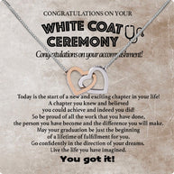 Graduation Day Personalized Message Card Necklace