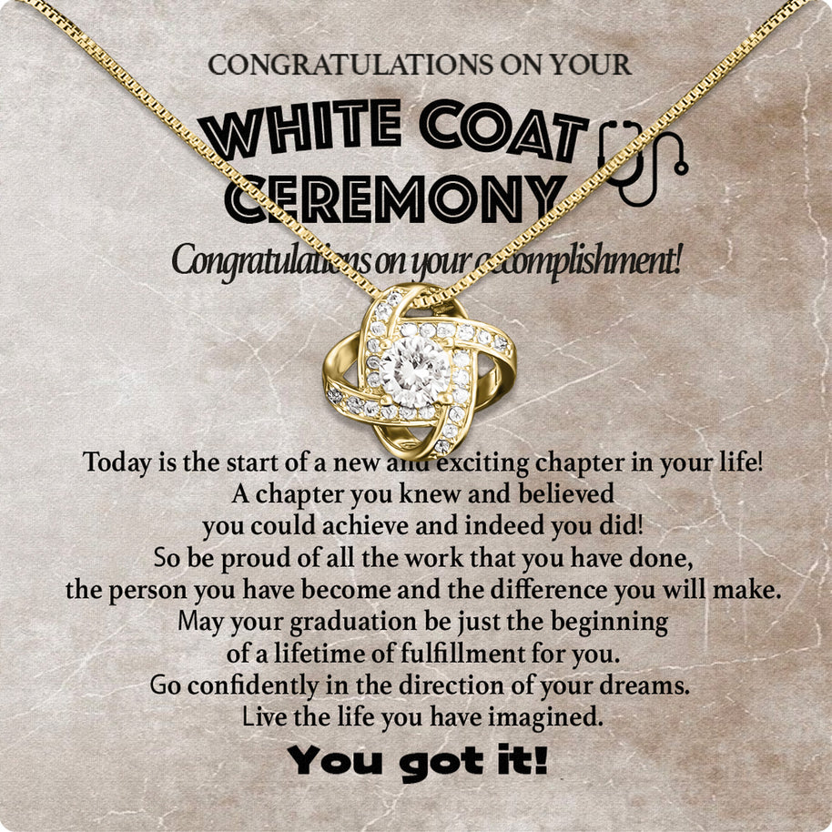 Graduation Day Personalized Message Card Necklace