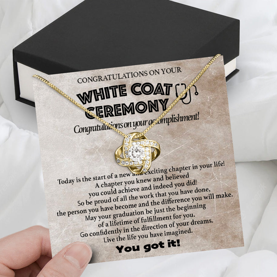 Graduation Day Personalized Message Card Necklace