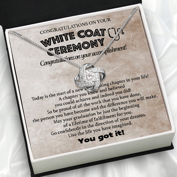 Graduation Day Personalized Message Card Necklace
