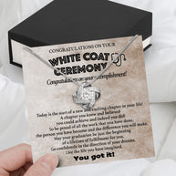 Graduation Day Personalized Message Card Necklace